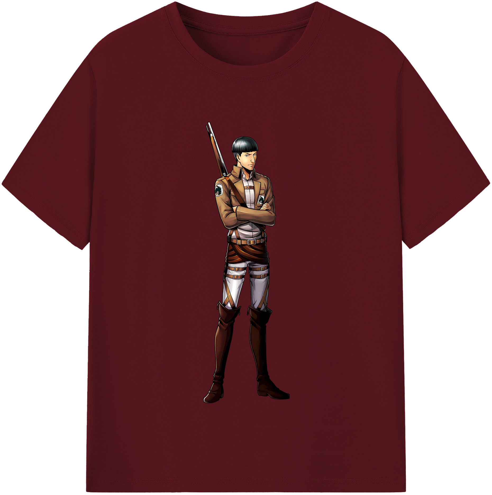 （画像用） 進撃の巨人 Attack on Titan 綿100％半袖Tシャツ（フロントプリント）